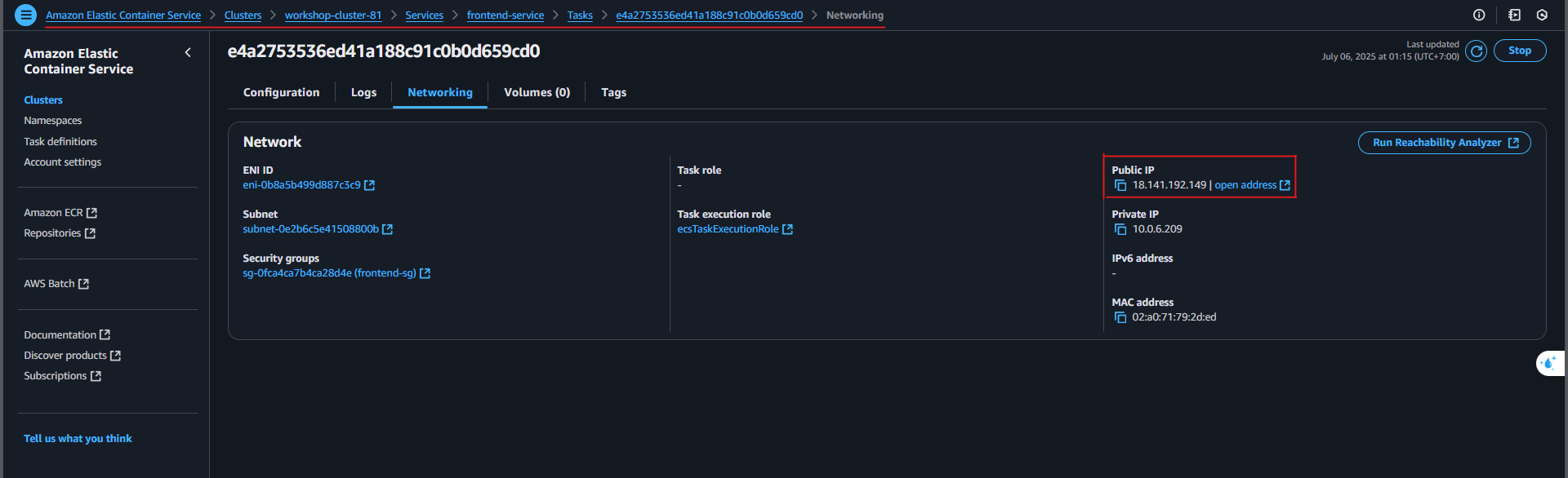 Elastic Container Registry